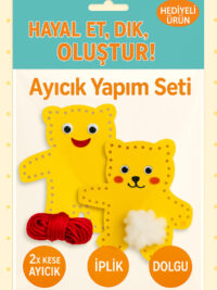 Ayıcık Yapım Seti – Hediyeli Ürün – Etkinlik Seti – Sanat Etkinliği – İplik + Dolgu Dahil