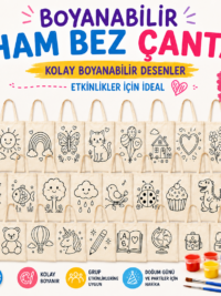 Boyanabilir Bez Çanta - 30 Adet