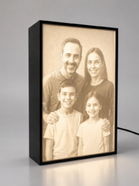 Kişiye Özel Işıklı 3D Fotoğraf Lambası – Anılarınızı Işığa Dönüştürün