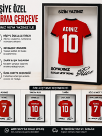 Kişiye Özel 3D Forma Tasarımlı Çerçeve