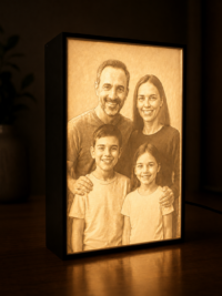 Kişiye Özel Işıklı 3D Fotoğraf Lambası – Anılarınızı Işığa Dönüştürün