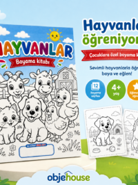 Hayvanlar - Boyama Kitabı