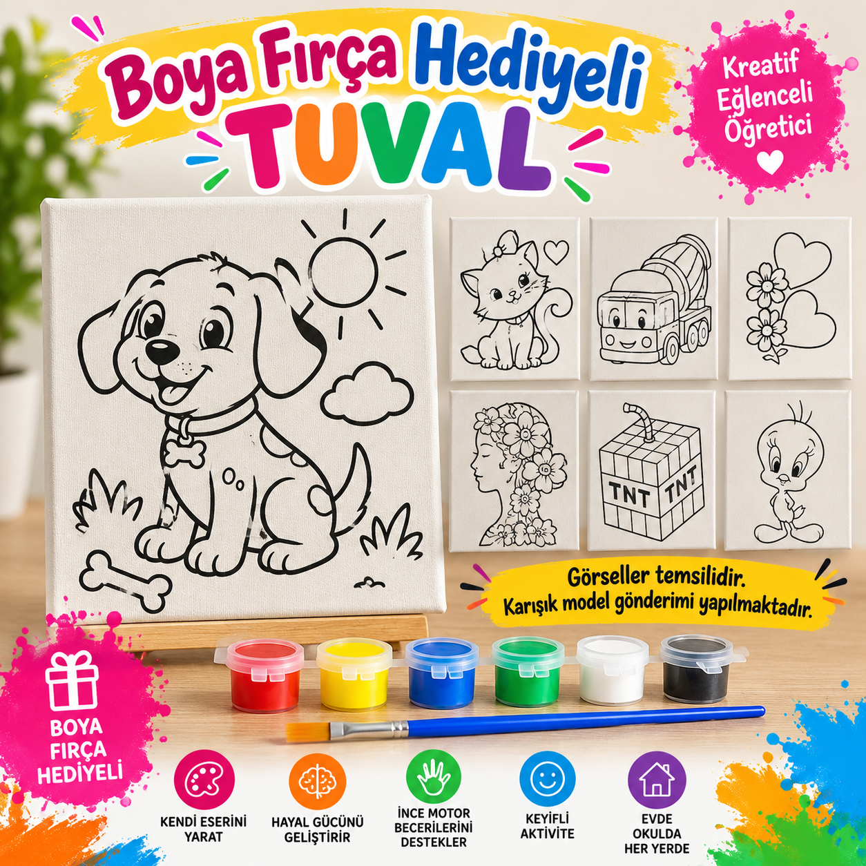 Tuval Boyama Seti